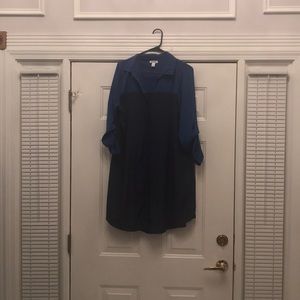 Old Navy Color-block  Shirt Dress